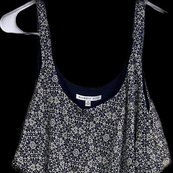 Super cute summer dress, blue and cream, size 12 - Picture 1 of 4